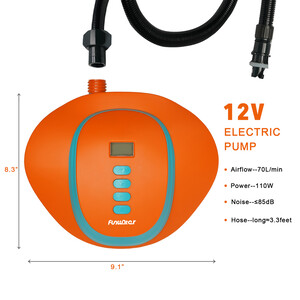 Elektrische Hochdruckpumpe für Paddleboards – batteriebetrieben - Schweiz