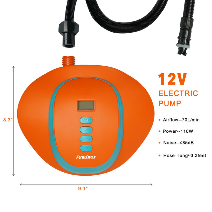 Elektrische Hochdruckpumpe für Paddleboards – batteriebetrieben - Schweiz