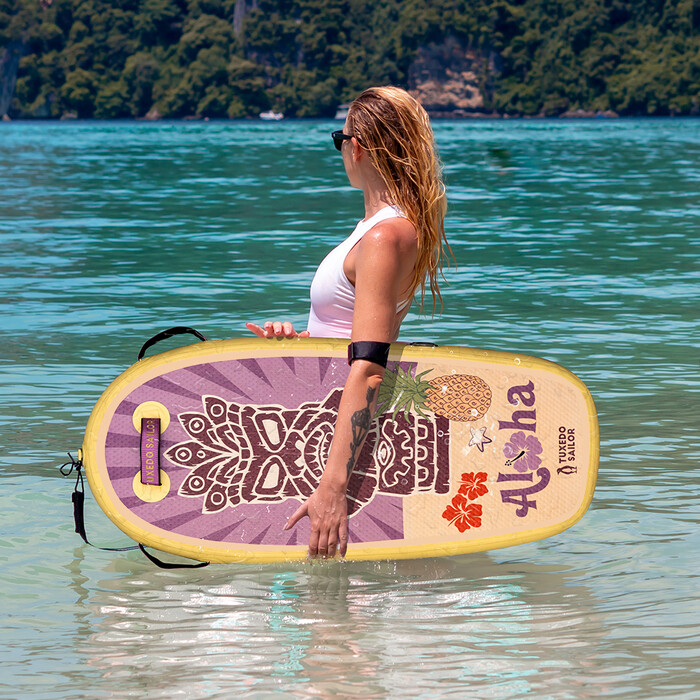 Aufblasbares Paddleboard-Bodyboard für Kinder - Gelbes Totem - Schweiz