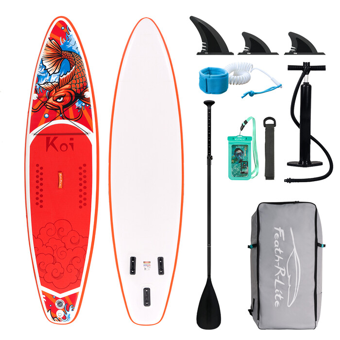 Tavola da surf gonfiabile Paddle Board 11' - Sup Koi Arancione - Svizzera