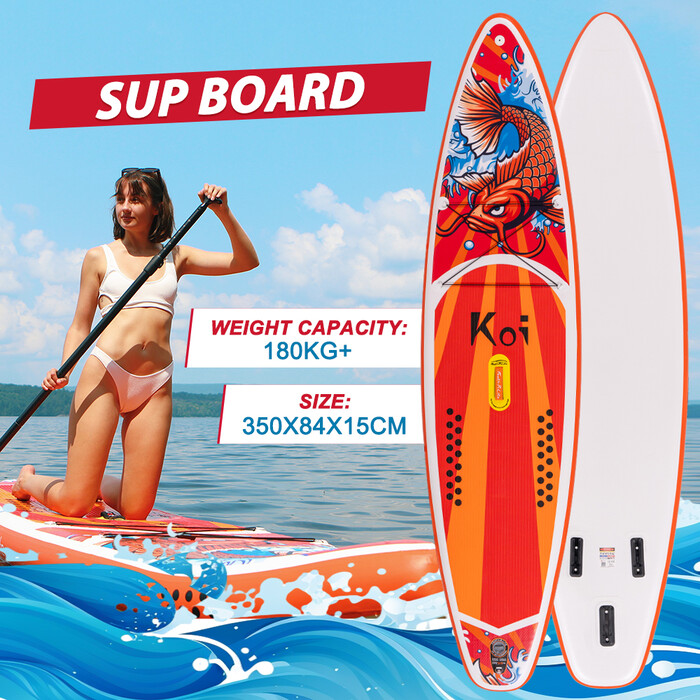 Planche de surf gonflable 11'6" - Sup Koi Orange - Suisse