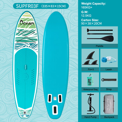 Tavola da surf gonfiabile Paddle Board 11' - Oceano Blu Cielo - Svizzera