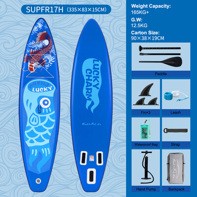 Tavola da surf gonfiabile Paddle Board 11' - Lucky Blu - Svizzera